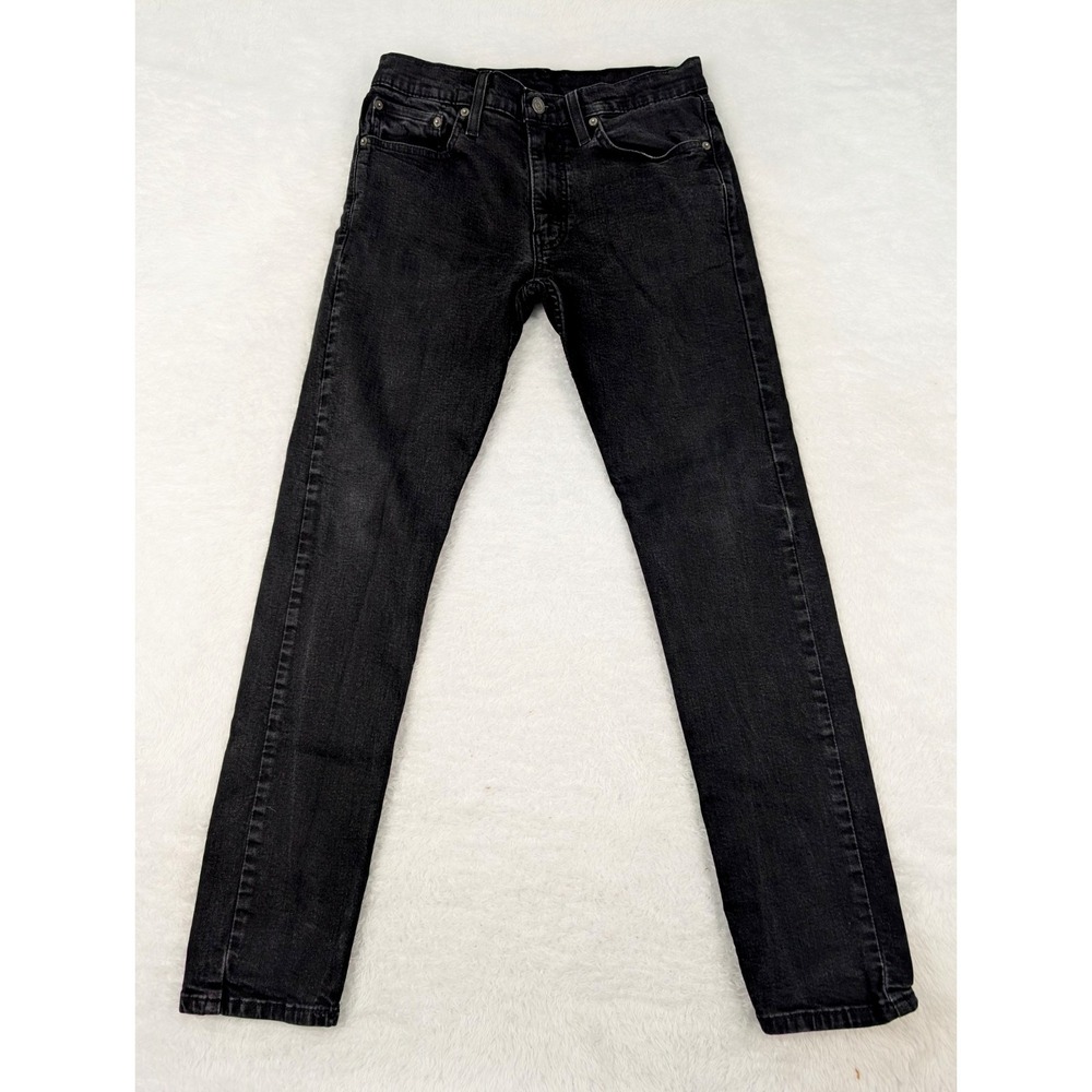 Levi's 512 Slim Tapered Black Men's Jeans 31x32 (act. 30x30) Button 5-Pocket